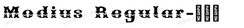 Modius Regular字体转换